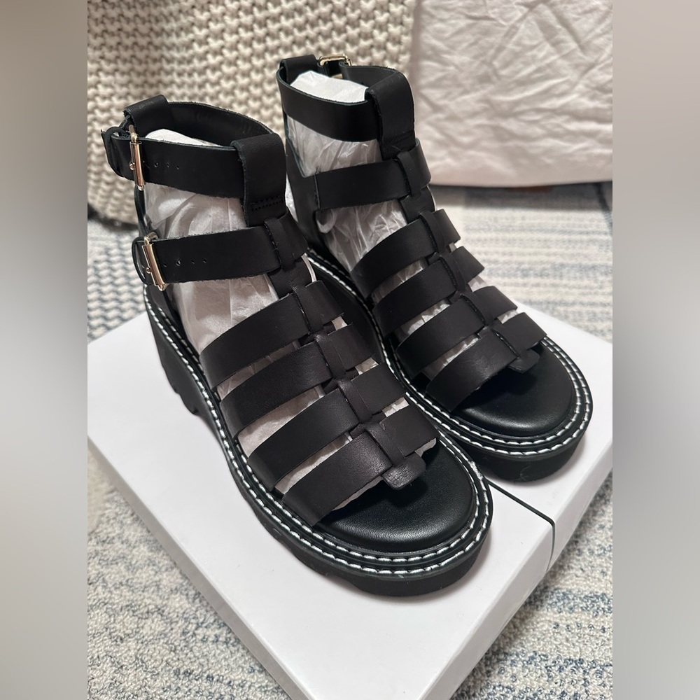 Black Strappy Sandals